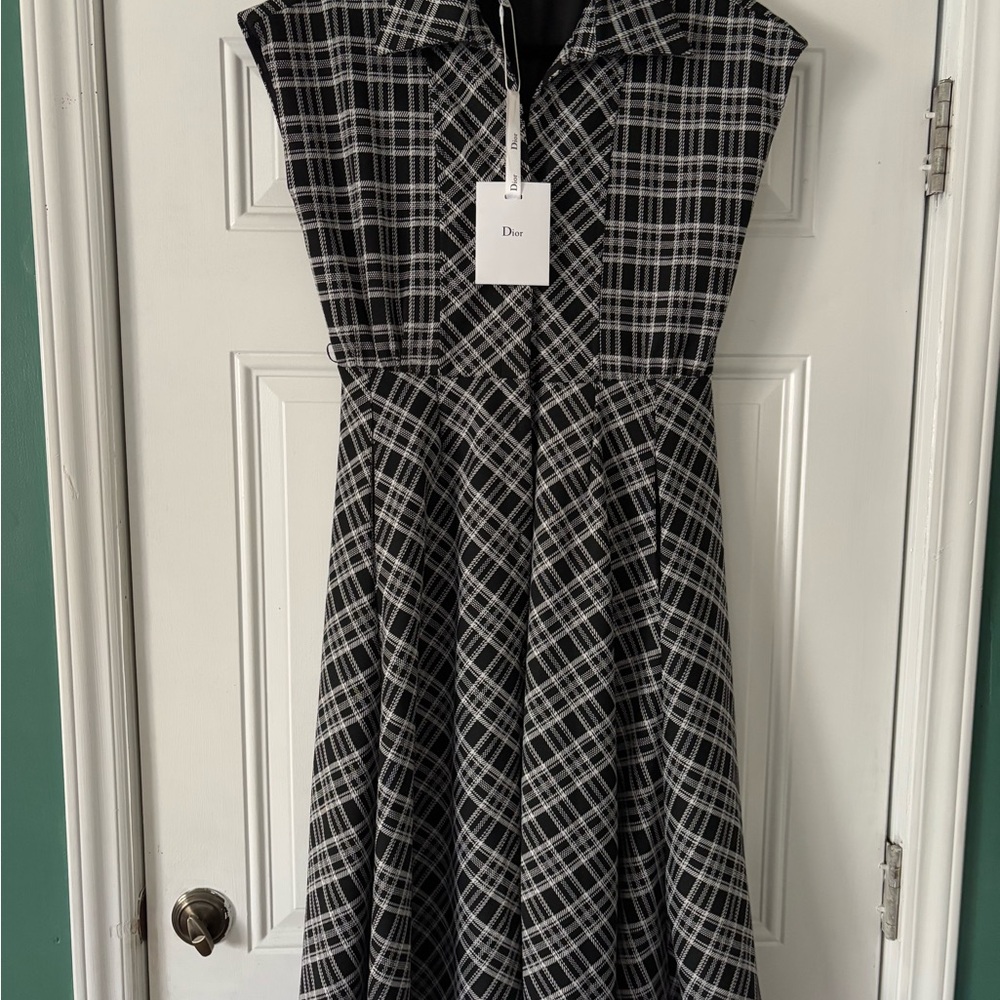 Christian Dior Virgin Wool Long Dress - Picture 2 of 3